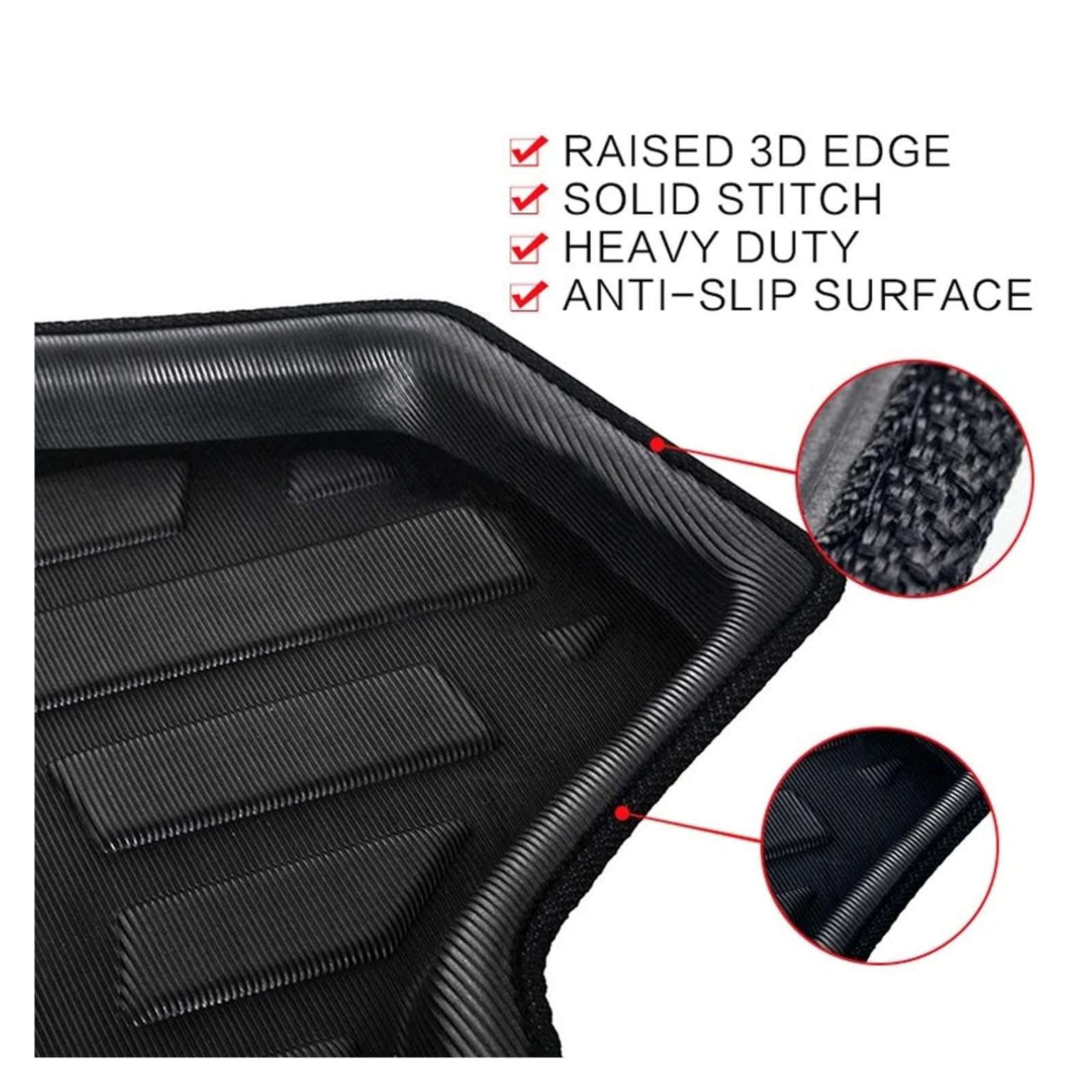 Kofferraum Cargo Schutzmatte Für VW Für Jetta Für Limousine 4-dr MK6 2011-2018 Auto Hinten Boot Cargo-Liner Fach Stamm Gepäck Boden Matte Teppiche Pad