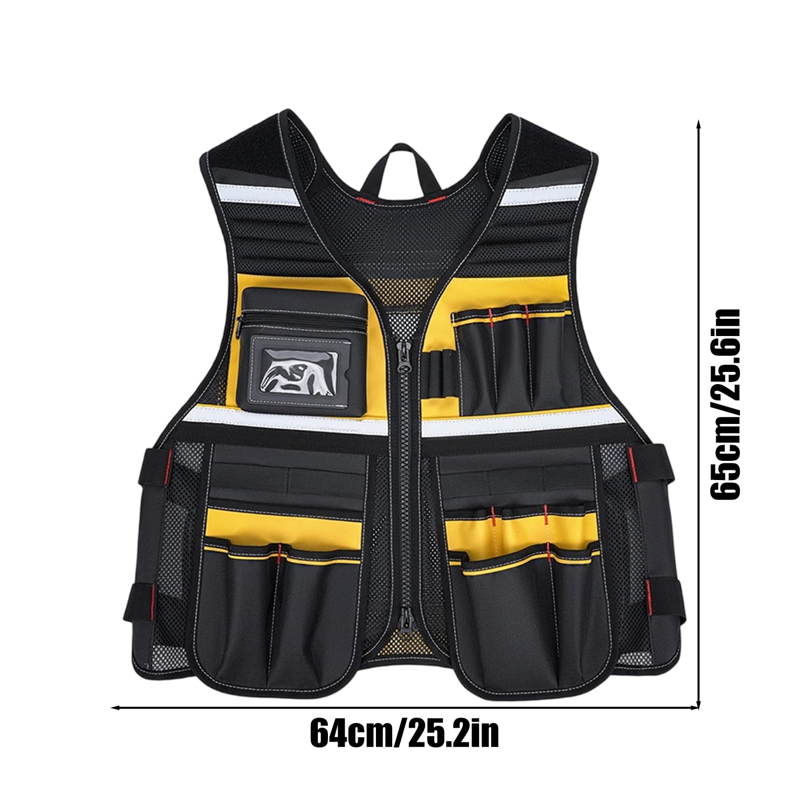 Gilet De Travail | Ceinture À Outils Multi-Poches Et Organisateur De Sécurité - Gilet À Outils Pour Électricien,Pour Mari Père Charpentier Construction Nettoyage Grill Mécanicien Anniversaire