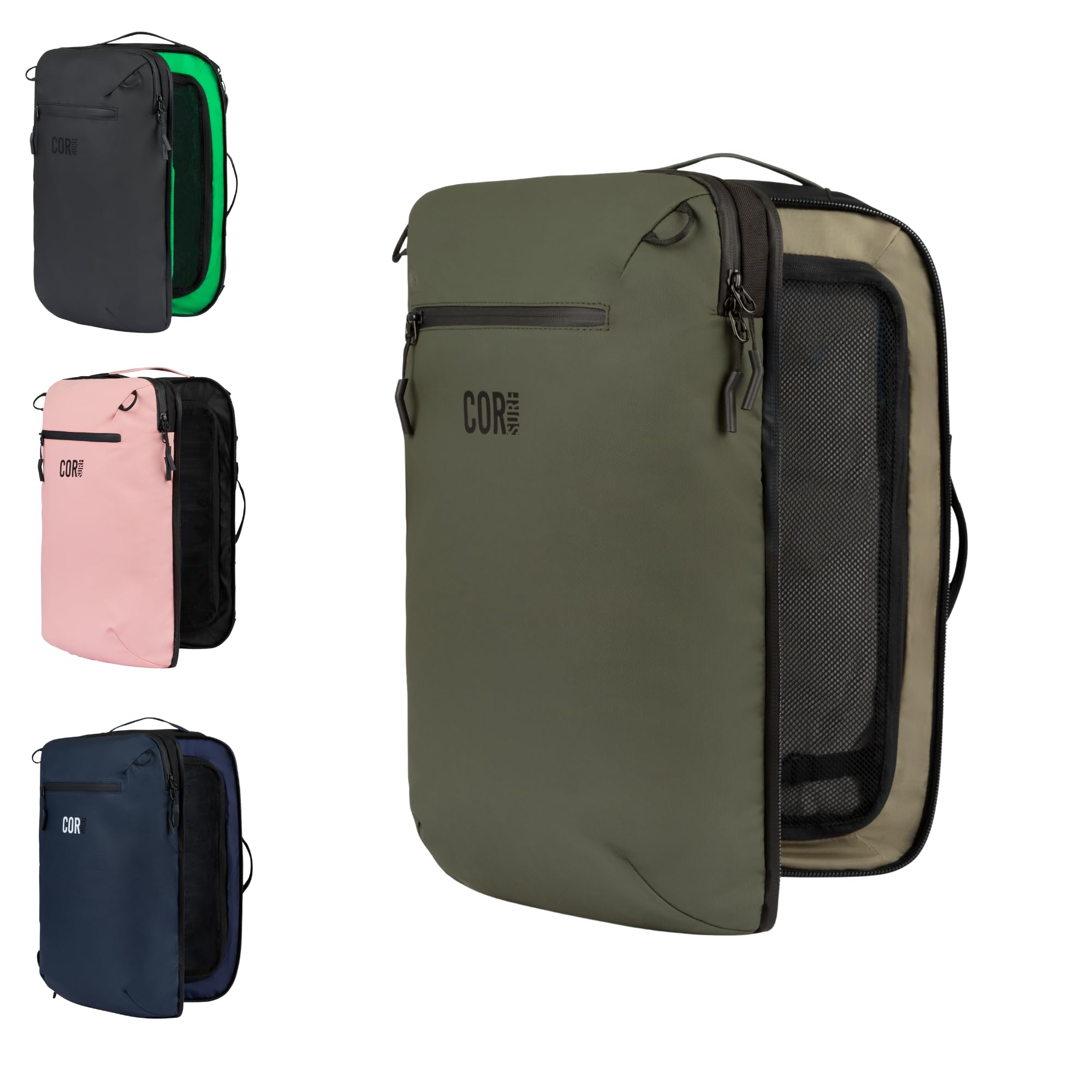 Travel Backpack - Flight Approved Carry On Backpack, Water-Resistant Zippers, Secret Pockets, and Ergonomic Shoulder Straps, Travel Laptop Backpack - The Island Hopper