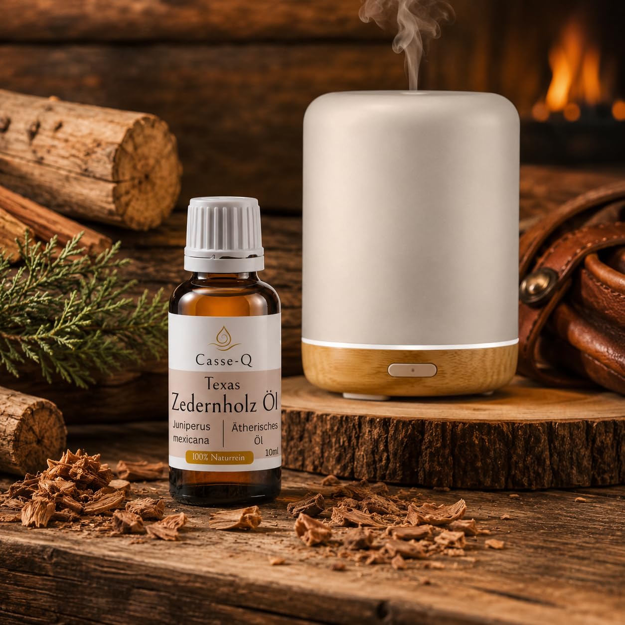 Texas Zedernholzöl 500 ml 100% naturreines ätherisches Öl Duftöl | 100% naturreines Duft Öl, warm, holzig-erdig, ideal für Diffuser, Duftlampe und Raumduft