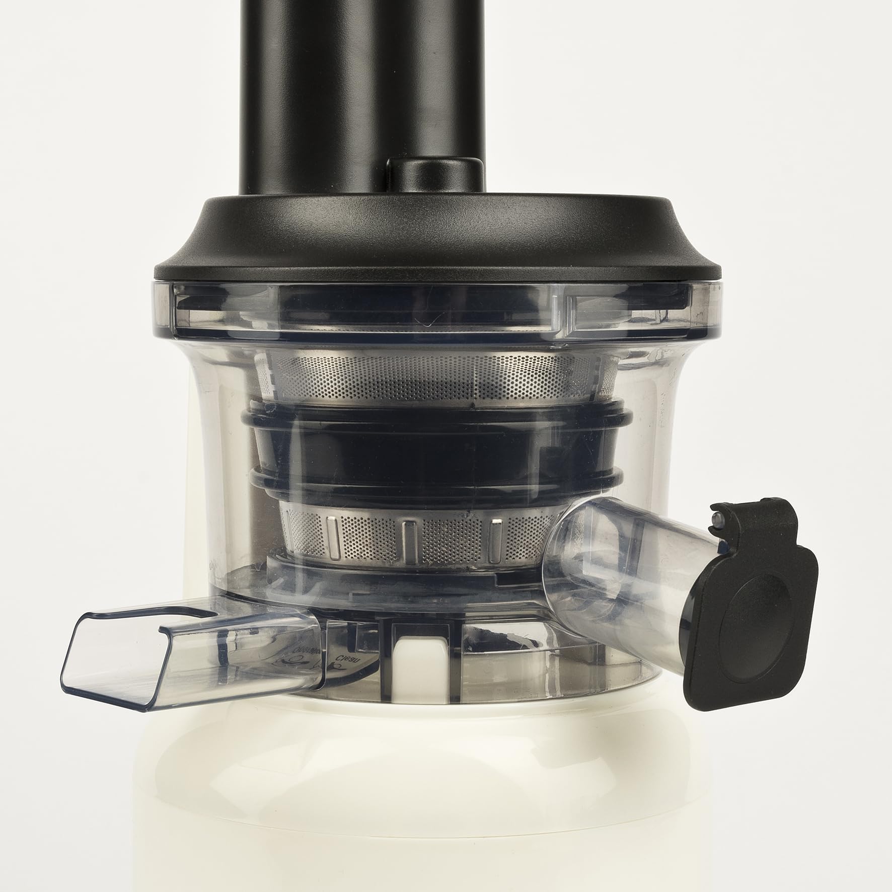 Girmi SW11 Estrattore di succo, 300W, Centrifuga,Velocità di Rotazione 70 Giri/minuto, Blocco di Sicurezza, Ricettario Incluso, Filtro in metallo, Accessori Inclusi, Panna