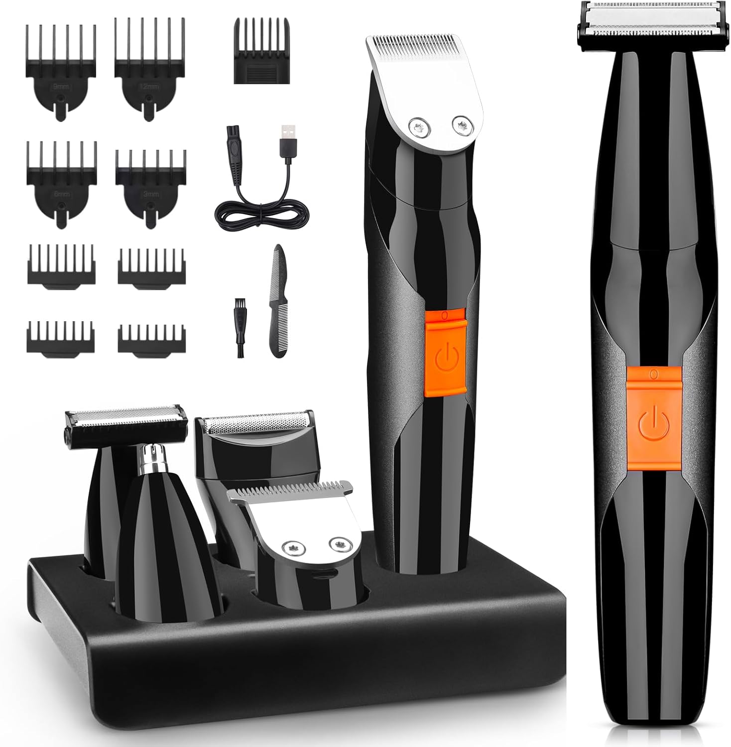 Amazon.com: Body Hair Trimmer for Men, 5-in-1 Mens Grooming Kit Beard
