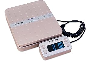 Accuteck ShipPro W-8580 110lbs x 0.1 oz Gold Digital Shipping Postal Scale, Limited Edition