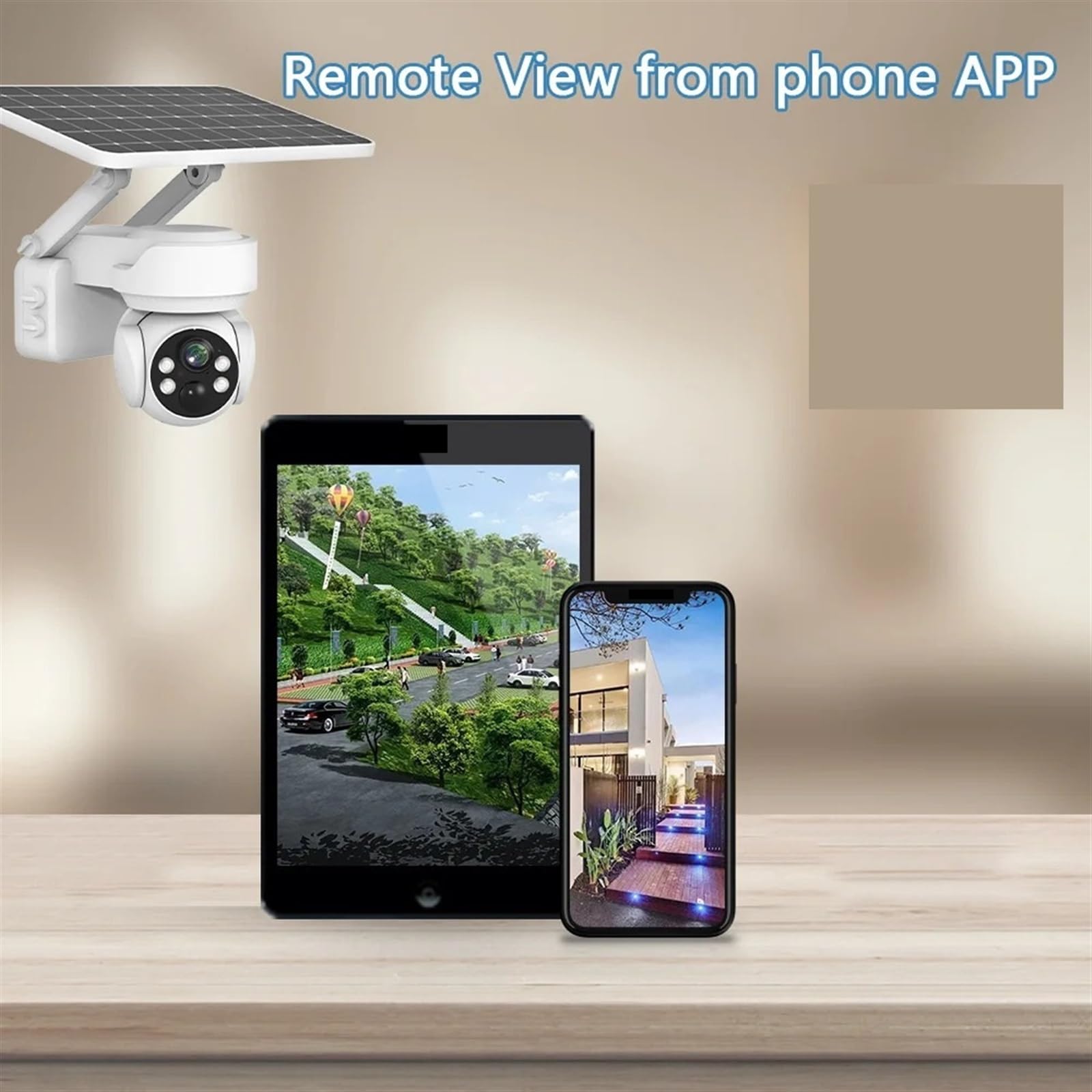 Kamera słoneczna 4G Wi-Fi Bezpieczeństwo Solarna kamera PTZ IP Zewnętrzna bezprzewodowa ochrona wideo Kamera PTZ IP Dwukierunkowa rozmowa audio Noktowizor Łatwa instalacja(4MP 4G 32GB Card)