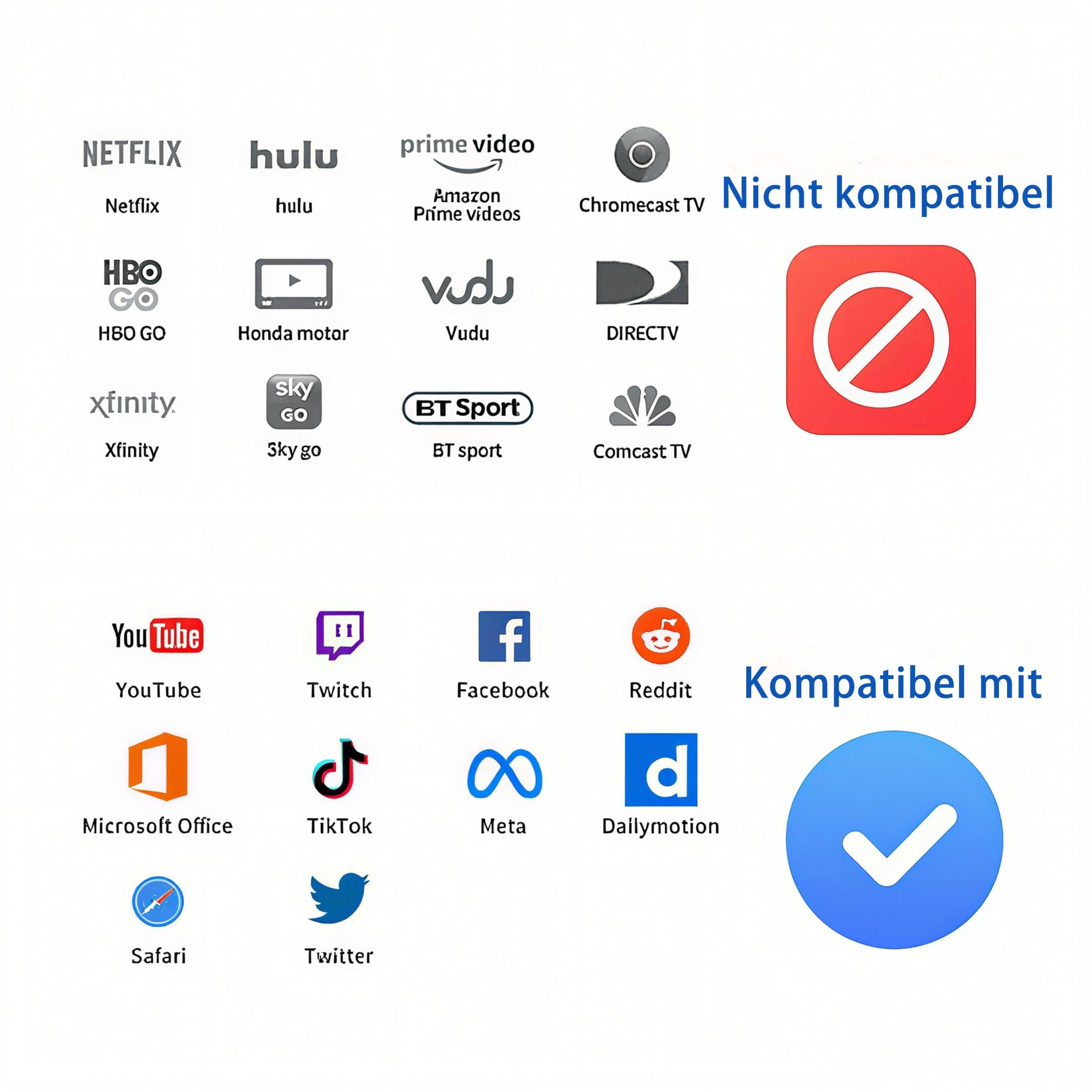 4K Wireless HDMI Dongle, Miracast Dongle mit Screen Mirror, Hdmi Wireless Cast für i-Phone/i-Pad/Android/iOS zu TV/Monitor/Projektor, Unterstützt Miracast, DLNA, Airplay(Matt Schwarz)