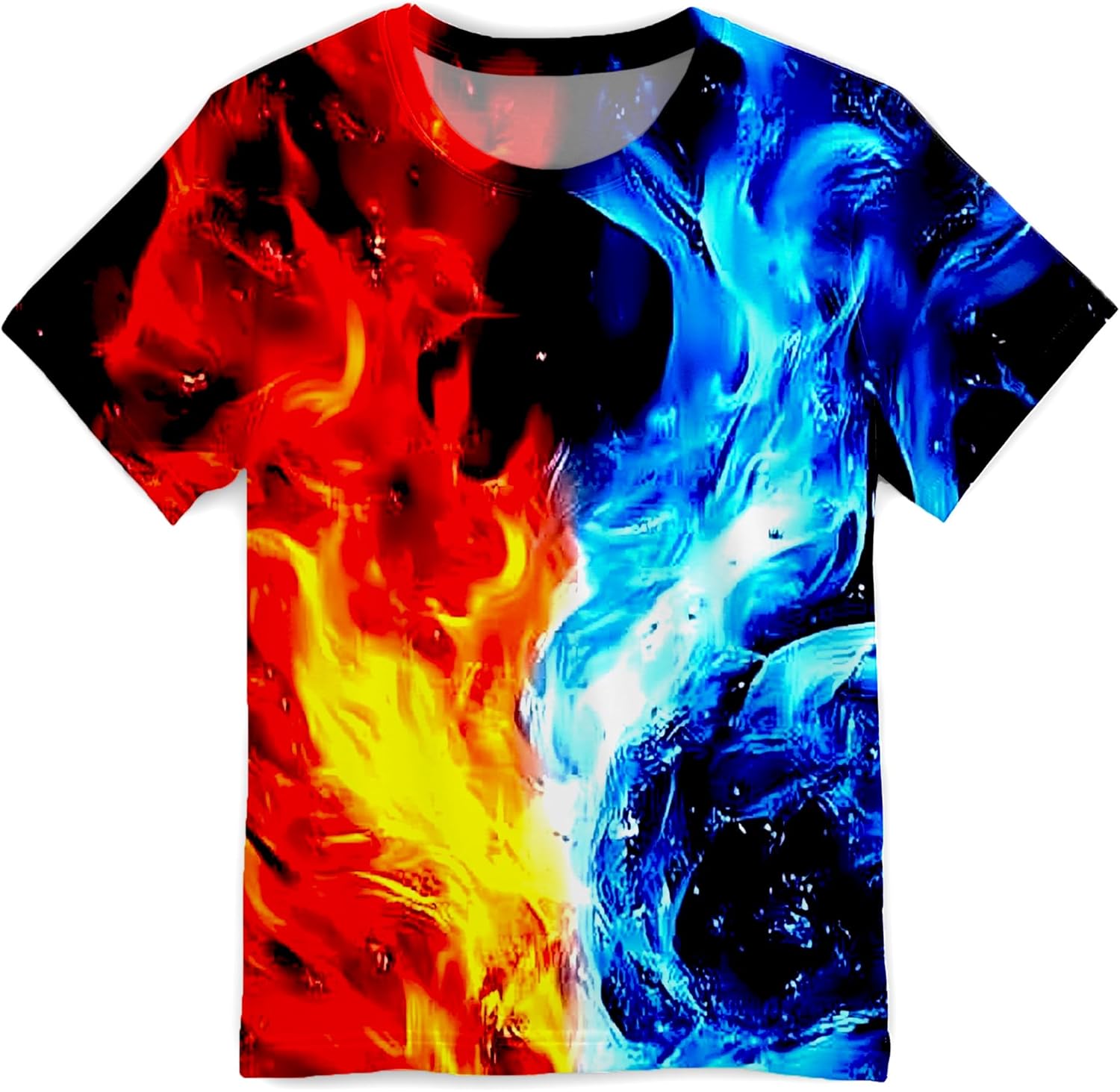 Boys Girls Novelty Graphic T-Shirt – Lightweight Crewneck Short Sleeve Tee, Teen Summer Top for Ages 6-16