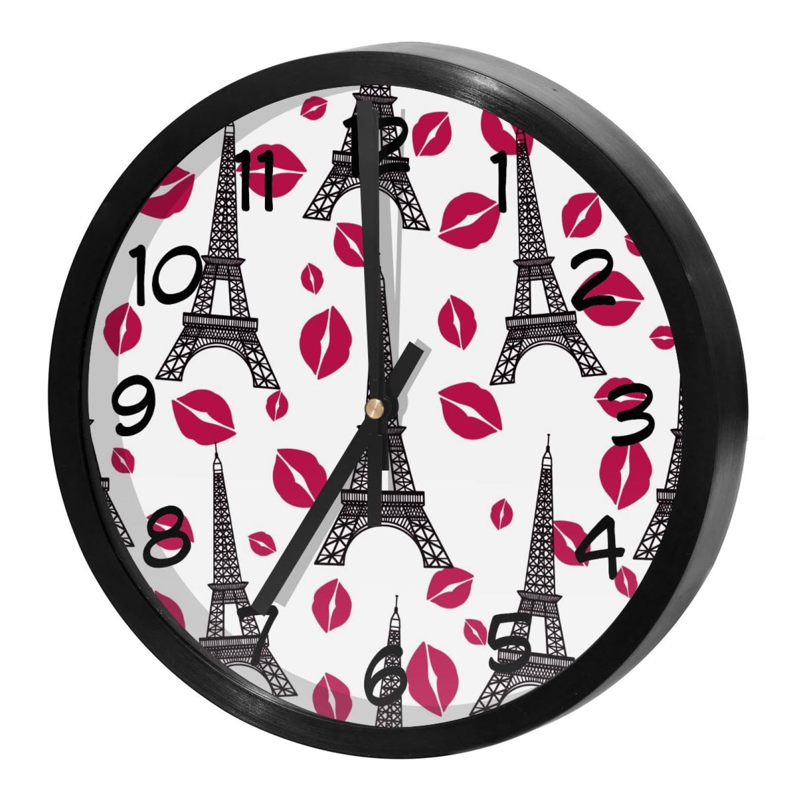 Horloge murale à quartz raffinée et silencieuse pour sublimer votre bureau