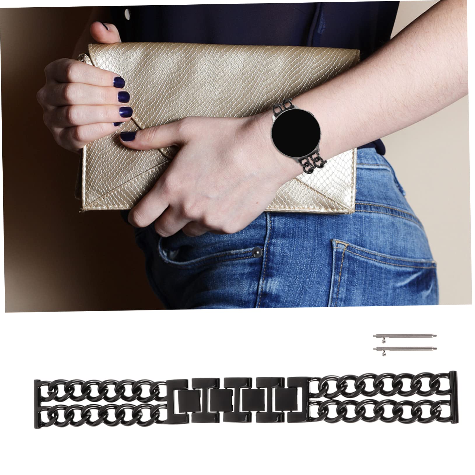 HOMSFOU reloj band pulseras de moda para relojes inteligentes para banda de repuesto engranaje s3 banda de reloj 3 bandas pulsera de reloj pulsera para reloj