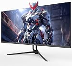 CRUA Moniteur de jeux 34'' 165Hz/144Hz, 21:9 UWQHD 3440x1440 IPS Groupe UltraWide Moniteurs d'ordinateur avec haut-parleurs intégrés, support AMD FreeSync, 120 % RGB, PIP/PBP, HDMI 2.0&DP 1.4, Support mural-noir
