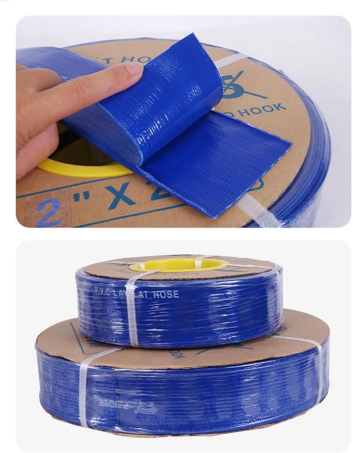 Yiyang water hose high pressure 2/3/4 inch agricultural irrigation pumping pipe plastic coated pipe PVC plastic hose drainage