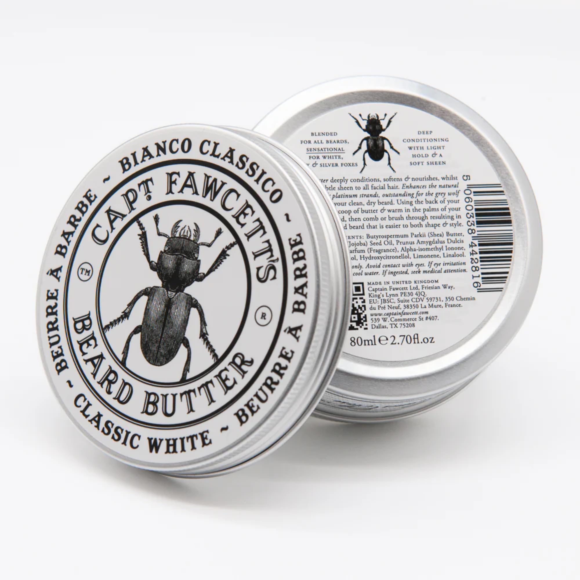 Captain Fawcett Blanc Classique Beurre Barbe 80 ml