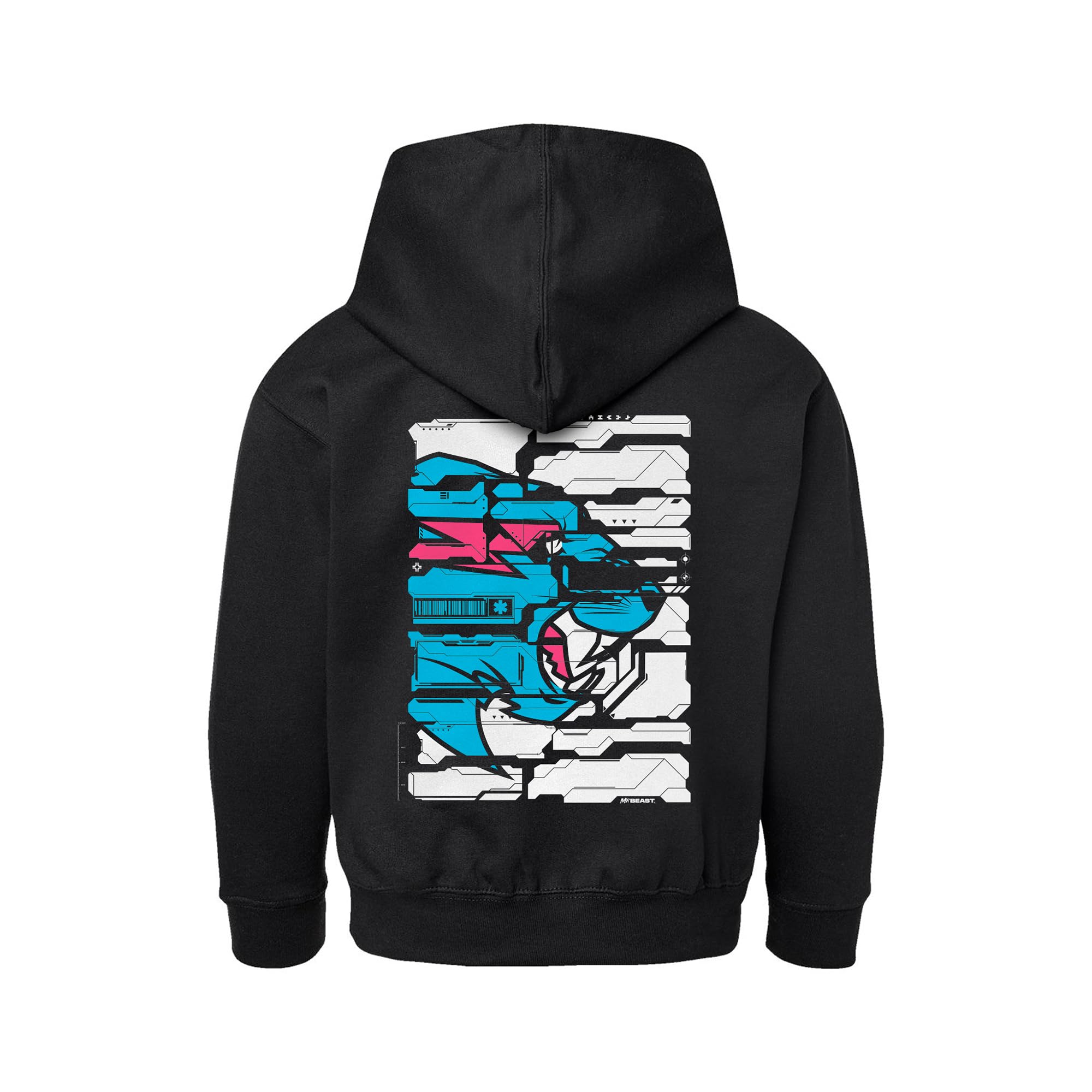 Mrbeast Kids Hoodie Brushed Fleece Sweatshirt Mrbeast Logo Design