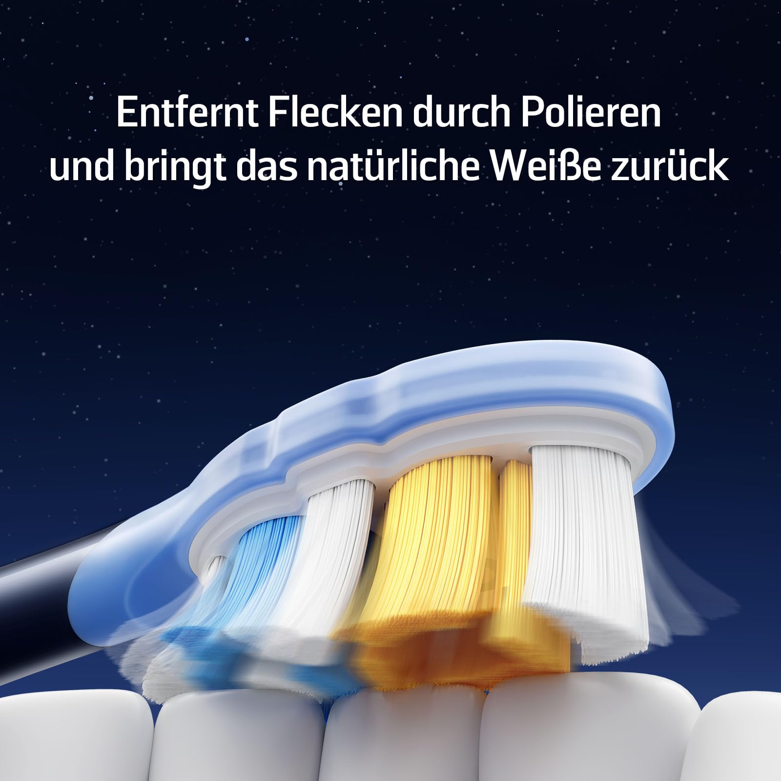 Soocas Multiclean Ultra Clean Zahnbürstenköpfe - 2 Ersatzbürsten, kompatibel mit NEOS II und NEOS II Ultra Elektrozahnbürsten, Weiß