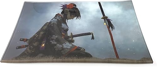 Miniatura 6 de E.G.G. Bandeja de vidrio resistente a las roturas: Decorativa/Coleccionable de alta resolución Gran regalo (entre nosotros)