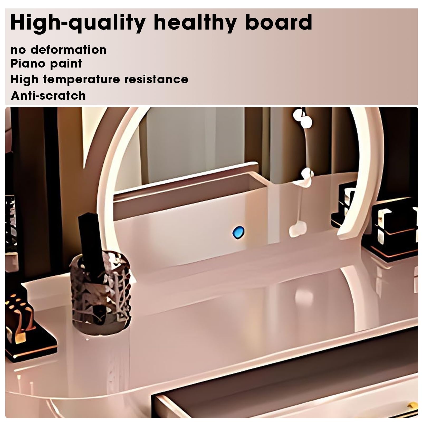 その他 LP Tolerance Divin VANITY0012 VANITY FAIR /00260 Amazon.com: High QLO Vanity Desk - Piano Lacquer Finish