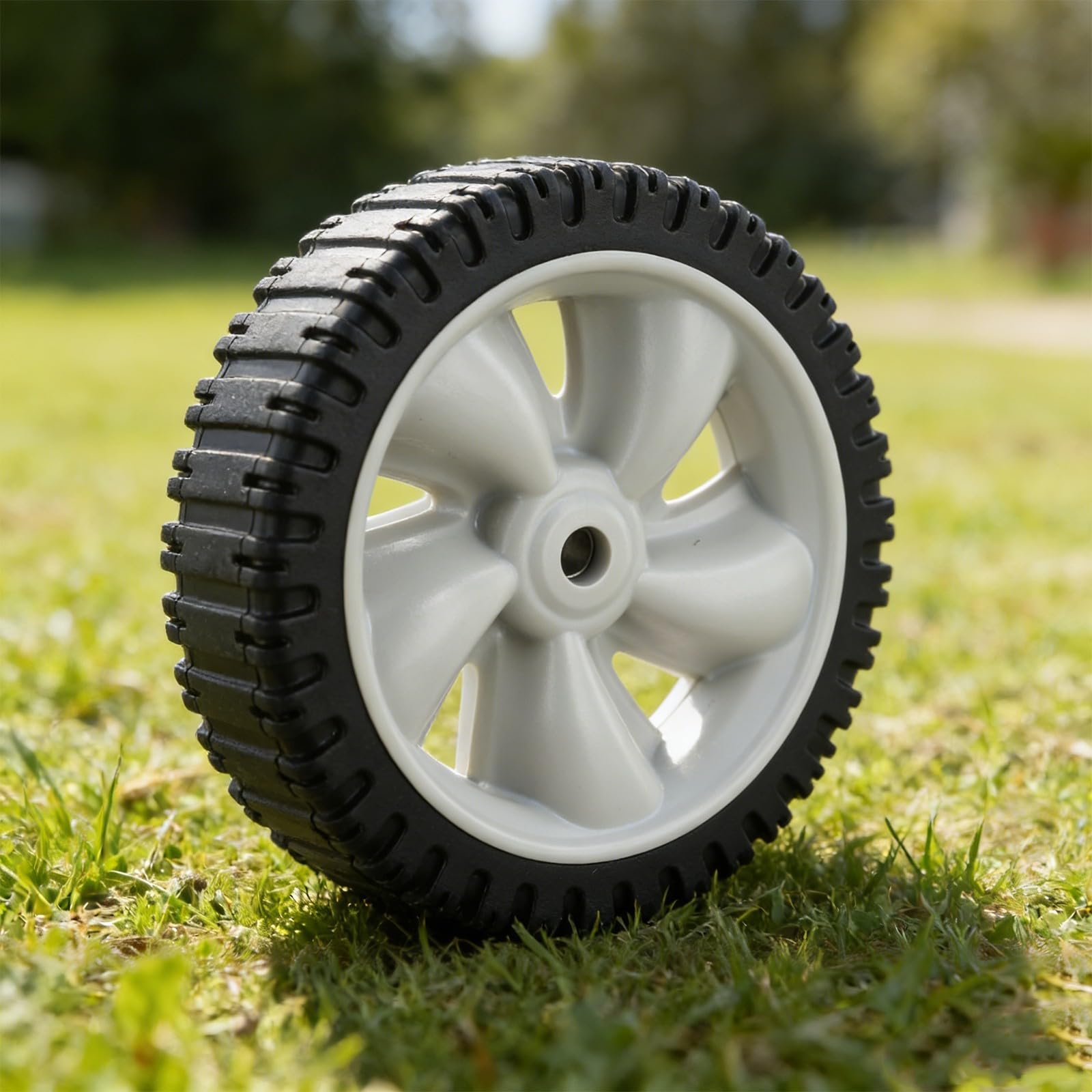 Ruota per tosaerba da 7 pollici x 1,8 pollici compatibile con i modelli Troy-Bilt che utilizzano 734-04562 per un adattamento accurato e una coerenza funzionale (1 pezzo)