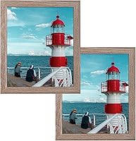 Vista 26 de Marco de 8 x 24 pulgadas, Marco Panorámico de 8 x 24 pulgadas, Marco de Poster de Madera Maciza - Colgante de Pared Horizontal y Vertical para Negro