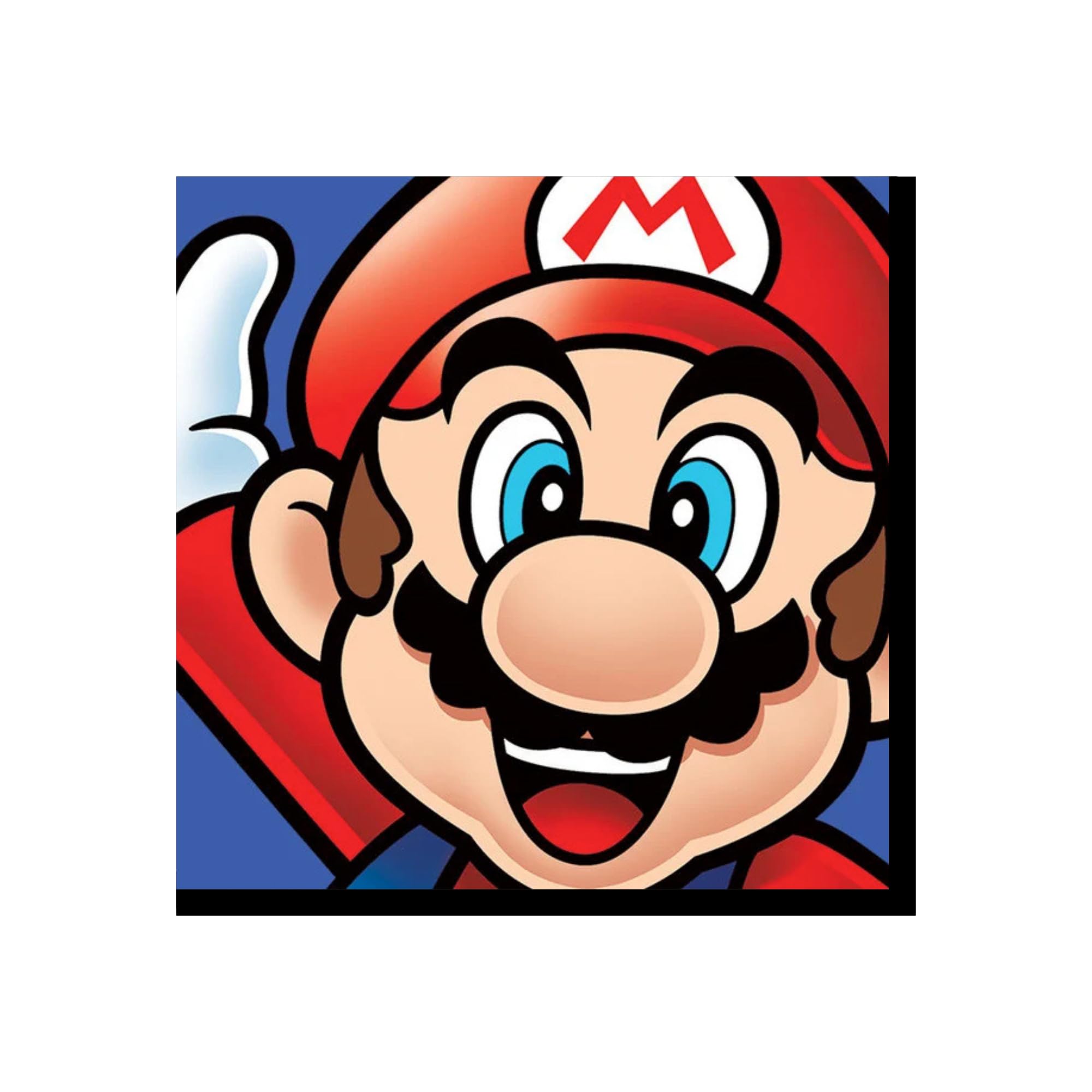 Super Mario WDC95441 Canvas Print, Cotton, Multi-Colour, 3.20 x 40.00 x 40.00 cm