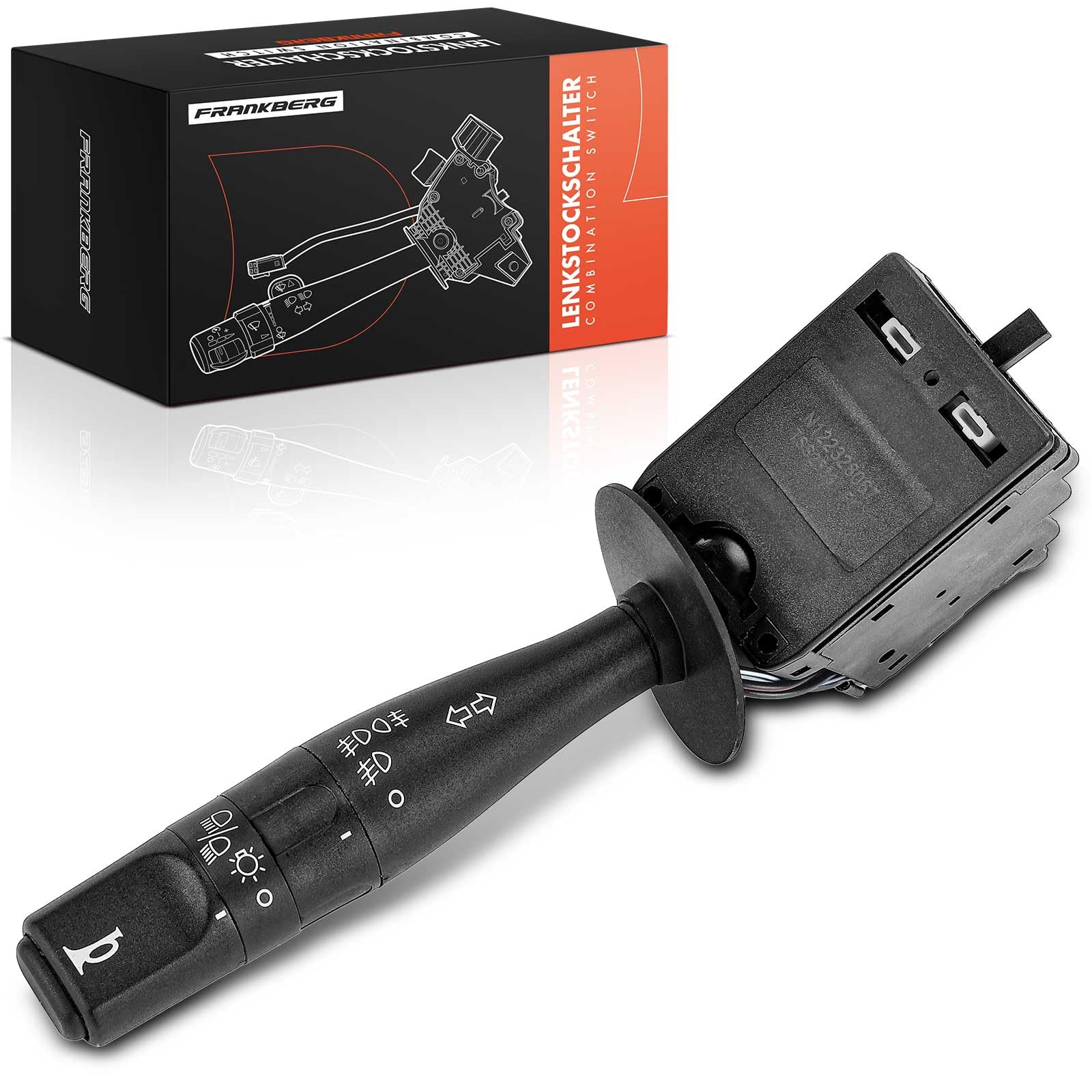 Frankberg 1x Interrupteur de Colonne de Direction Compatible avec Berlingo/Berlingo First MPV GFK GJK MF 1.1L-2.0L 1996-2011 Jumpy U6U Bus 1.6L-2.0L 1995-2006 Remplacer# 96236416ZL