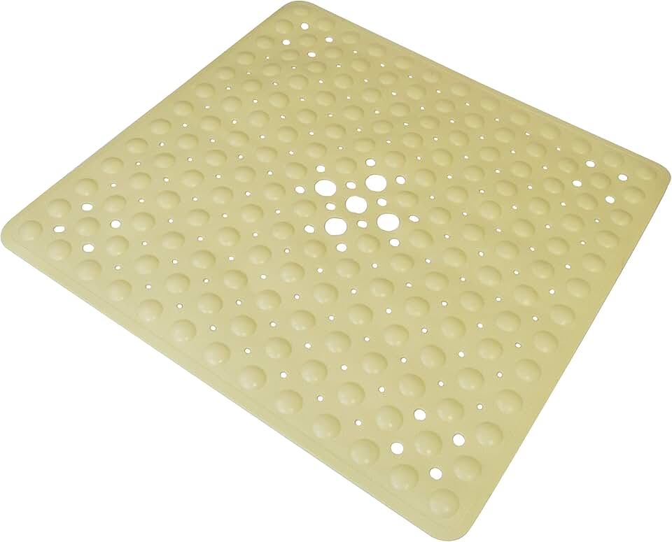 round shower mats with drain hole