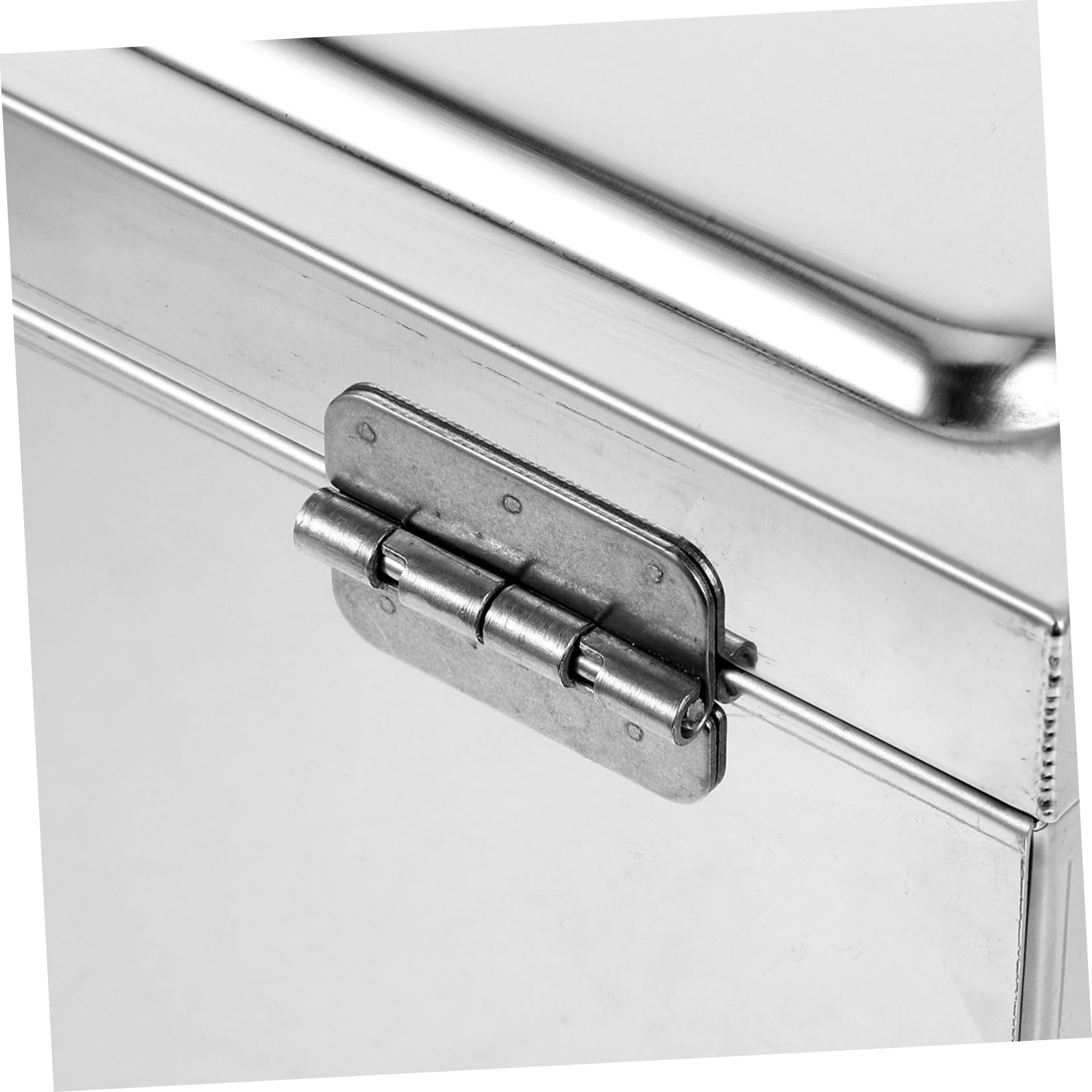 CONGARTENO Versatile Straw Dispenser Box Silver Chopstick Holder Lid for Commercial Use