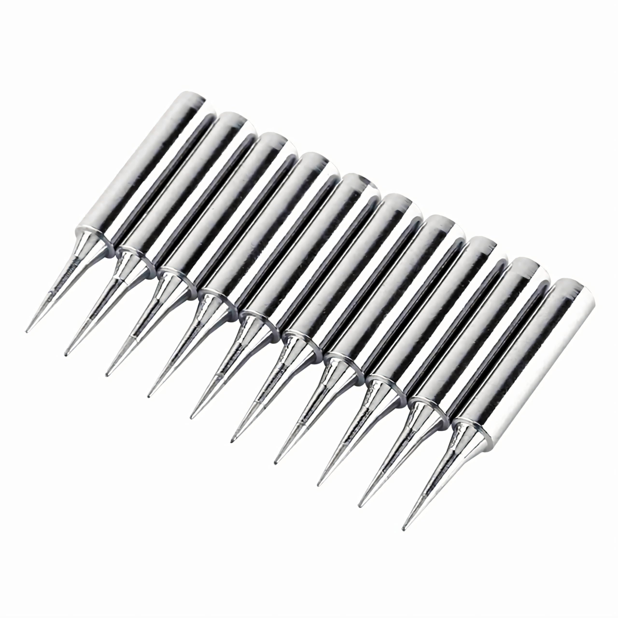 Soldering Iron Tips 900M-T-I, 10 Pieces | Replacement Soldering Tip for Soldering Station, Fine Tip