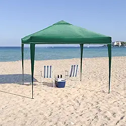 Tenda Articulada Gazebo 3x3m Articulado Alumínio Praia Camping Com Bolsa - Verde