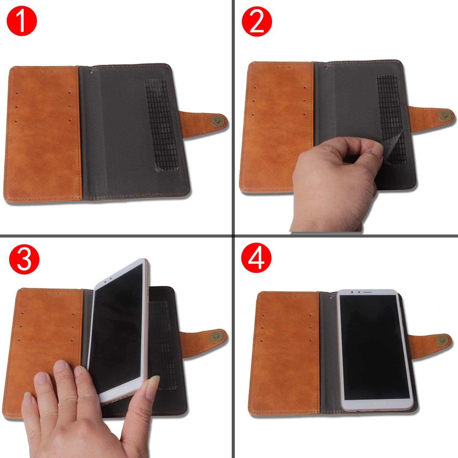 Lankashi Custodia in Pelle Gel TPU Silicone Caso per Doogee S96 PRO 6.22 Cover Case Flip Guscio Protettiva Copertina Portafoglio Slot per Carte Magnetico (Azzurro