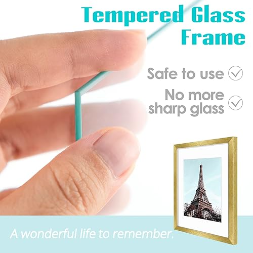 Vista 273 de Frametory, Portarretratos negro de 16 x 20 pulgadas, para fotos de 11 x 14 pulgadas con paspartú, molduras anchas (16 x 20 pulgadas, negro)