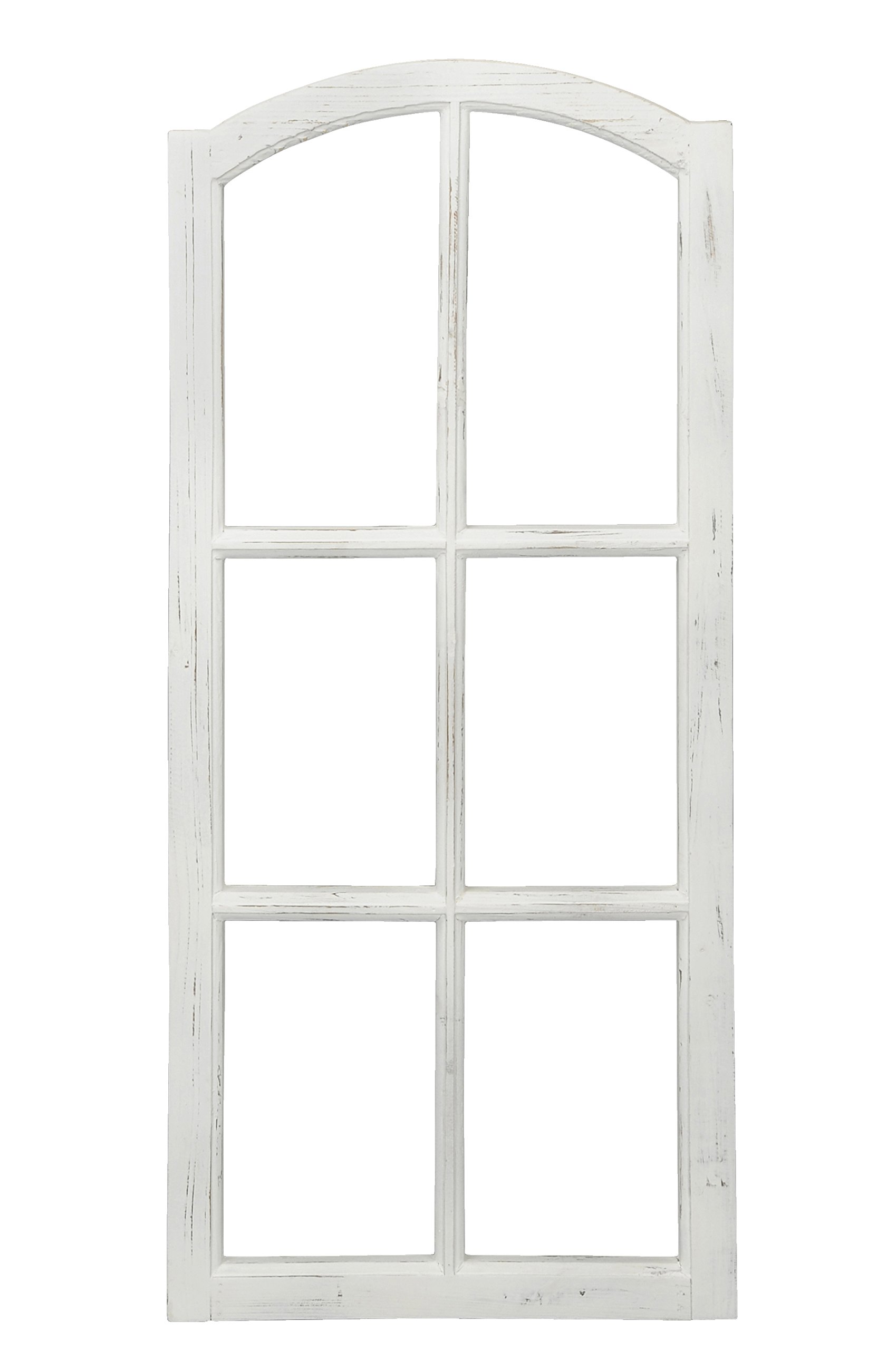 Cornice decorativa per finestra, in legno, stile shabby bianco, stile vintage