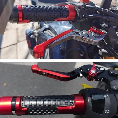 Miniatura 7 de Accesorio de motocicleta Manillar de goma para manillar de mano extremos para Kawasaki para Ninja 250 300 400 650 1000 H2 H2R 250R 2013 2022