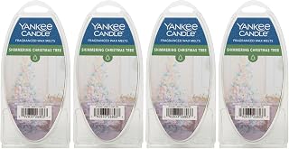 Yankee Candle Fragranced Wax Melts (Shimmering Christmas Tree, Pack of 4)