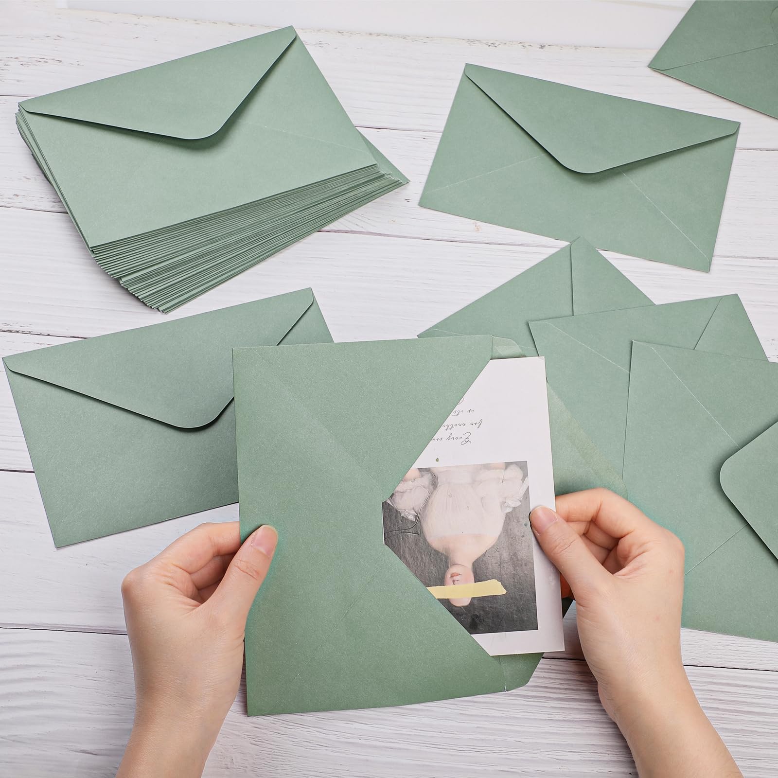 GeeRic 50 Pack Kraft Envelopes Self-Sealing (Size: 185x131mm) - Image 4