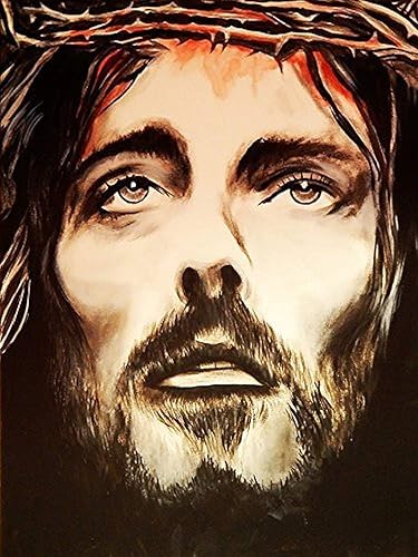 Buyartforless Jesus Crown of Thorns 24x18 GICLEE 12 Color Art Print Poster by Ed Capeau Made in The USA