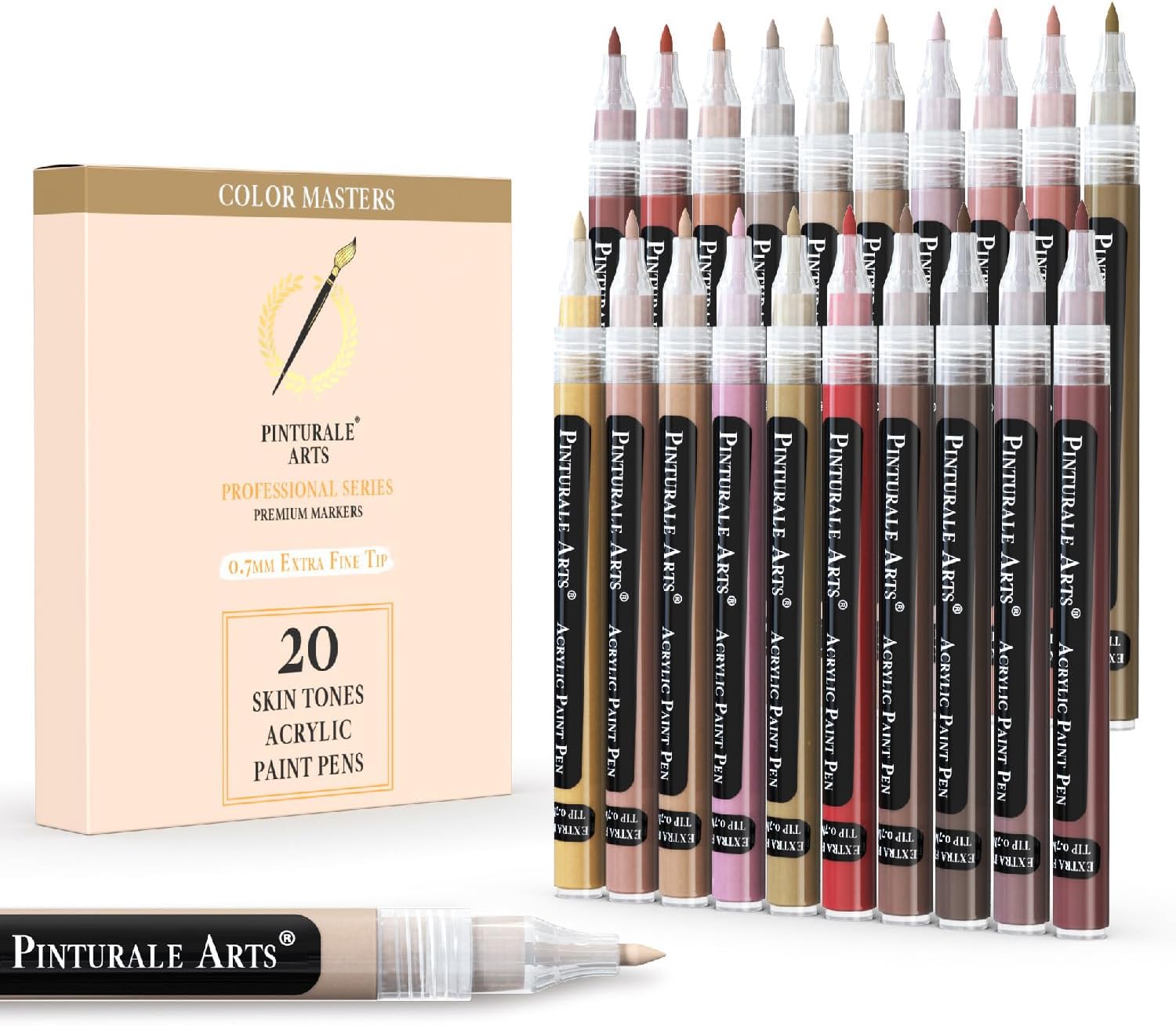 Pinturale Arts Black Series Professionele aquarelpenseel, set