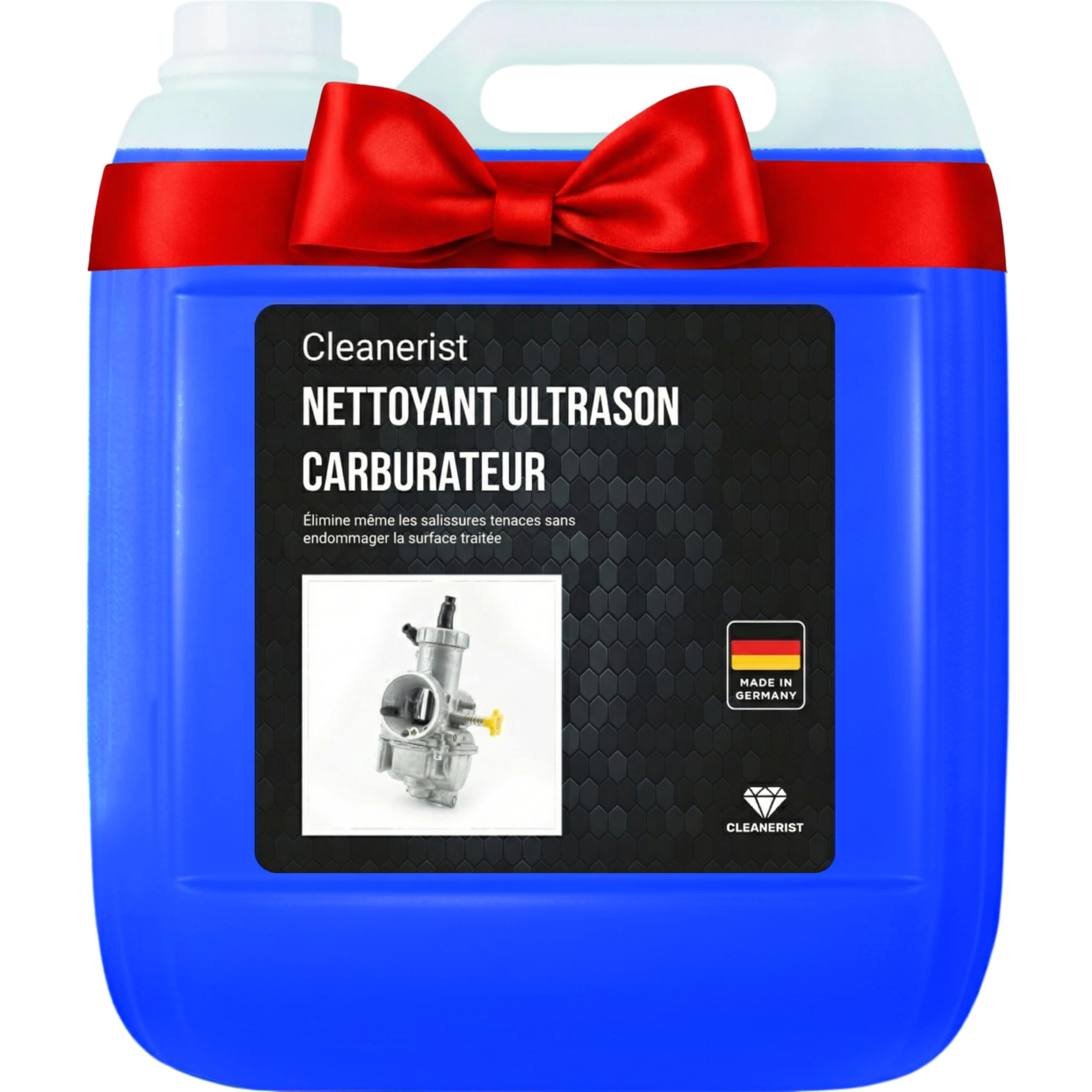 Cleanerist | 5L Nettoyant pour Carburateurs & Pièces Moteurs | Concentré pour Nettoyeur à Ultrasons | Dégraissant Puissant Atelier & Auto | Formule Biodégradable, Agrumes