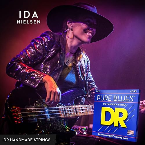 Miniatura 6 de DR Strings PURE BLUES - Cuerdas para bajo (PB-45), color plateado