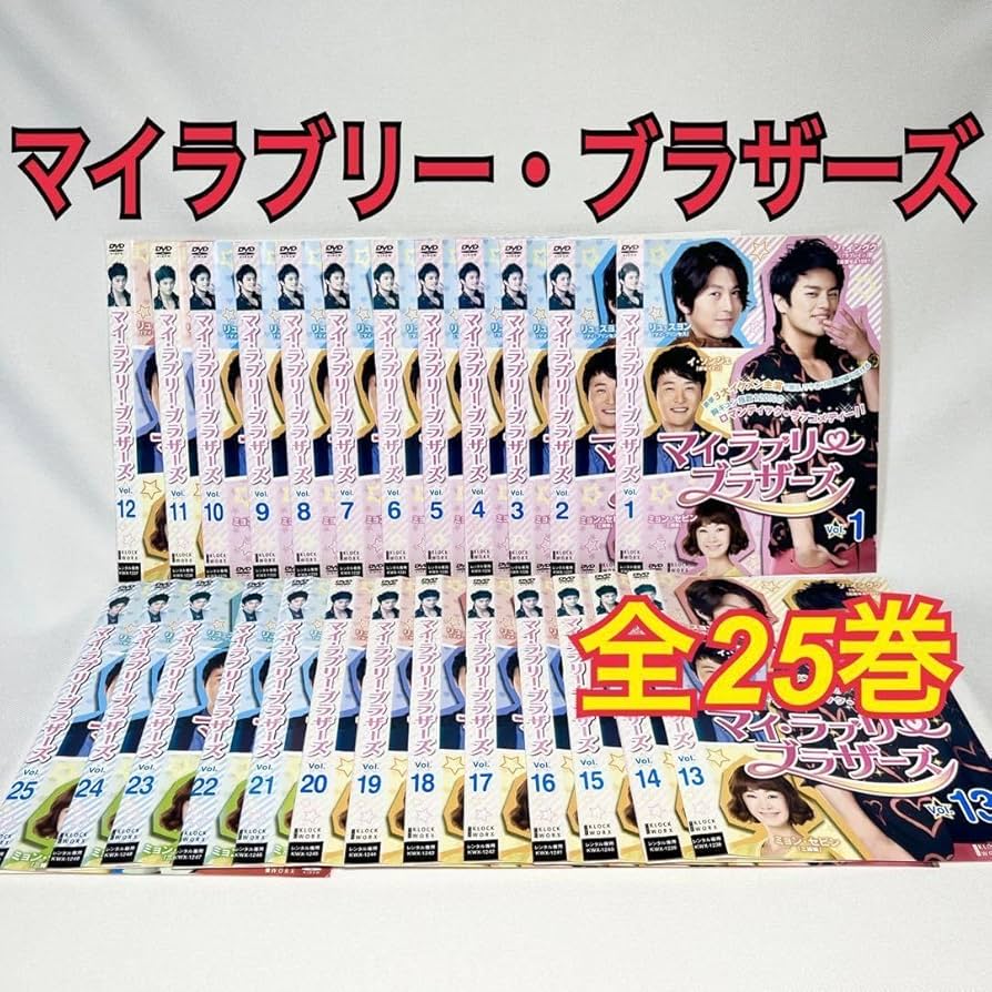 マイ・ラブリー・ブラザーズ DVD 全25巻　全巻 マイ・ラブリー・ブラザーズ DVD 全25巻 全巻セット