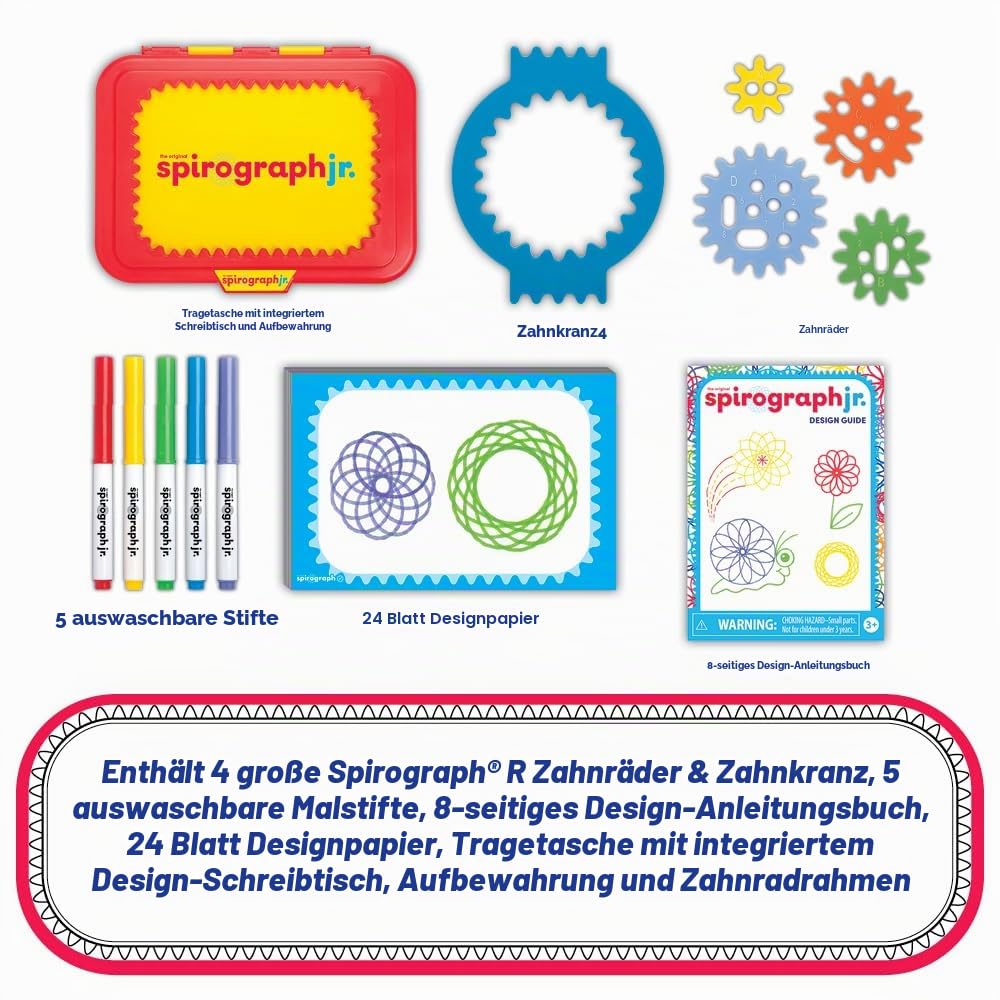 Spirograph Jr., Mehrfarbig, Assorted