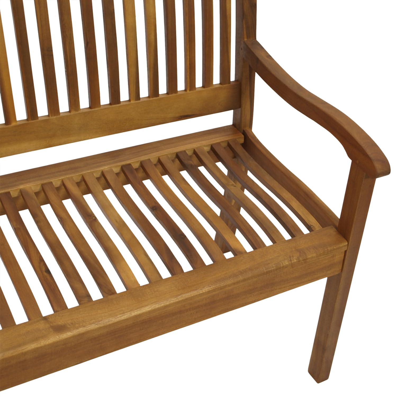 DEGAMO Gartenbank Holzbank Maracana 3-sitzer 157cm, Massivholz Akazie braun geölt, Outdoor