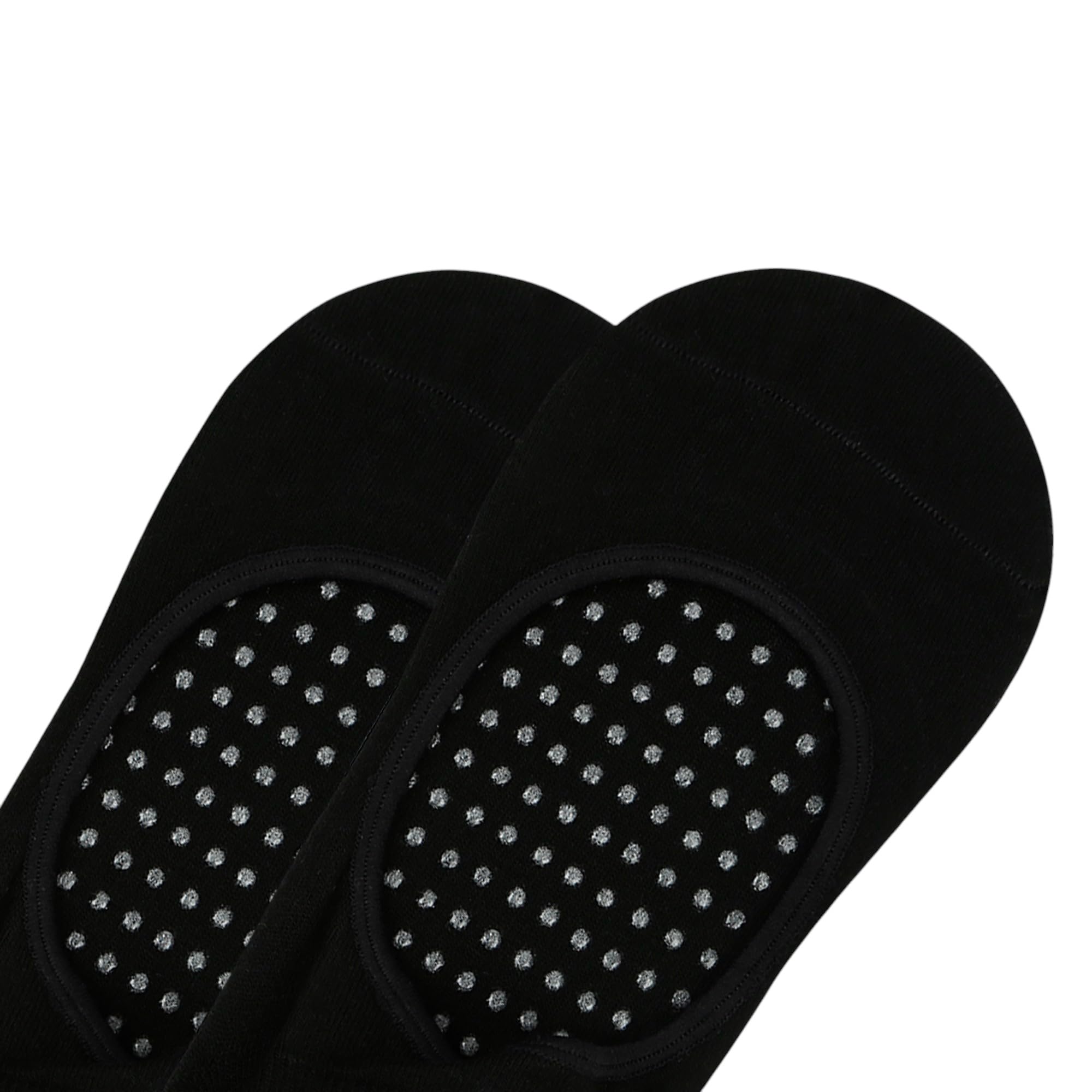 BALENZIA SocksXpress Women's Anti Bacterial Anti-Skid Yoga/Pilates/Dance/Ballet socks | Made with Bamboo and Spandex | Women Yoga socks - 2 Pair Pack- (Free Size) (Black) 3