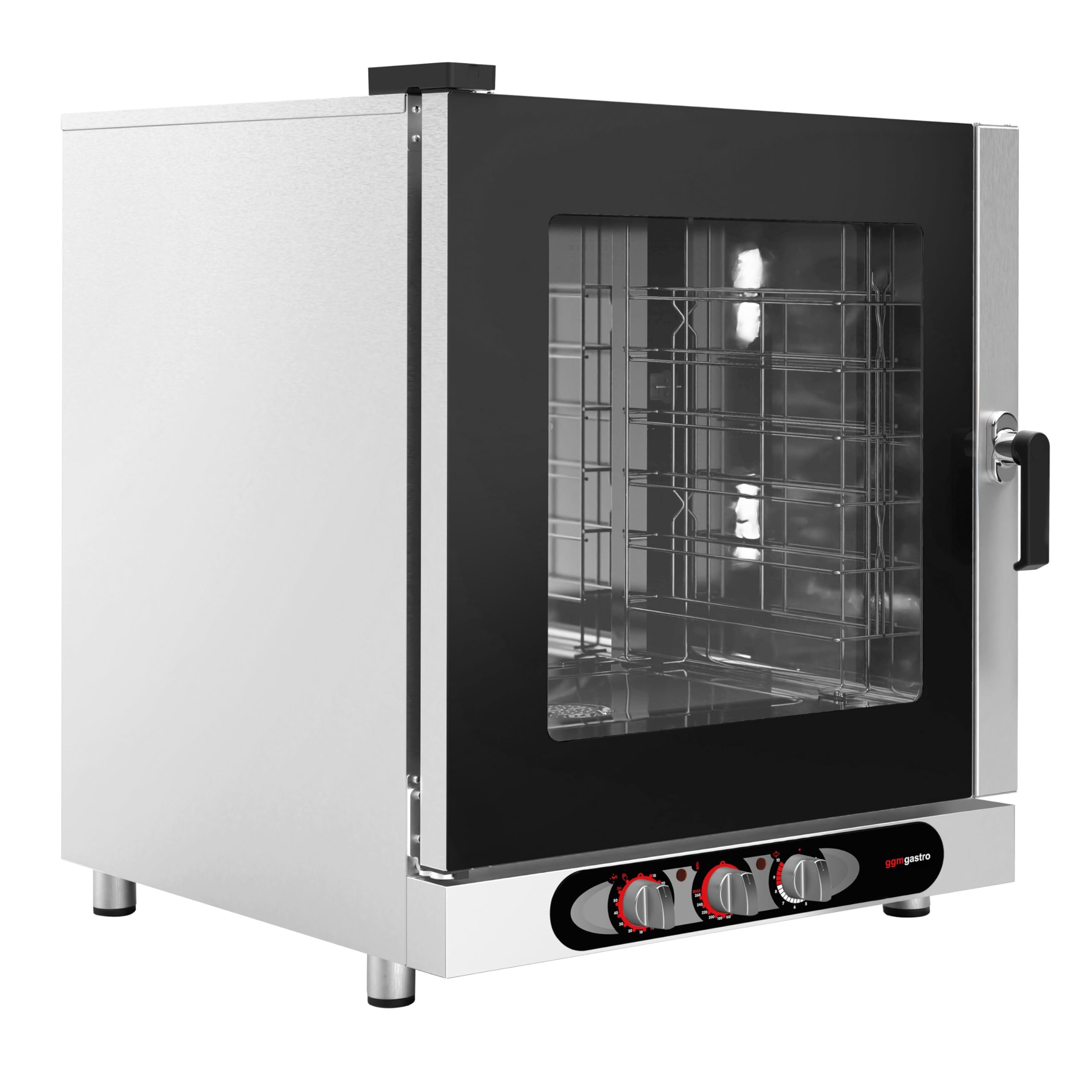 GGM Gastro Kombidämpfer 6x GN 1/1 manuell | robuste Edelstahlbauweise, ideal für den Dauereinsatz, gleichmäßige Hitzeverteilung, einfache Reinigung, intuitiv bedienbar