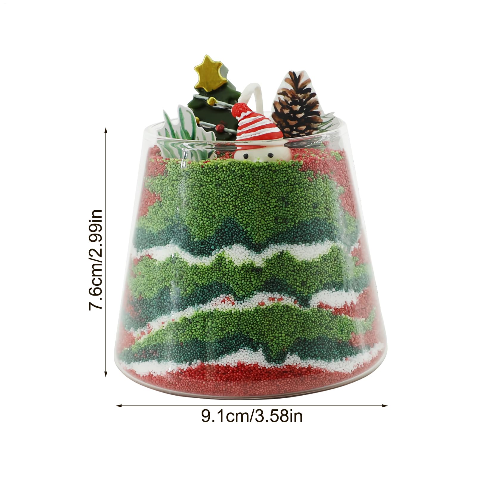 Vela Aromática Velas de Árbol de Navidad Invierno 14 Piezas | Set de Natural para Decoración del Hogar Aromaterapia en Interior y Exterior para Hogar Otoño
