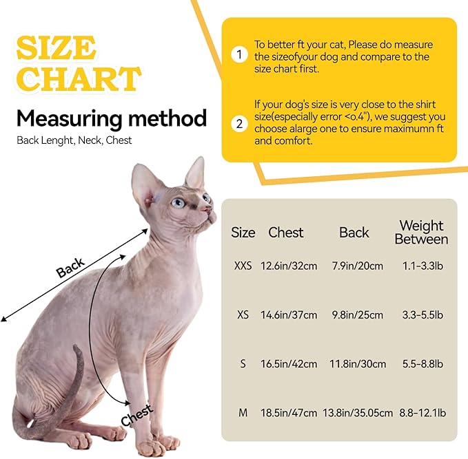Disfraz de Abeja para Perro, Ropa Cálida para Gato Sphynx, Talla S miniatura 7
