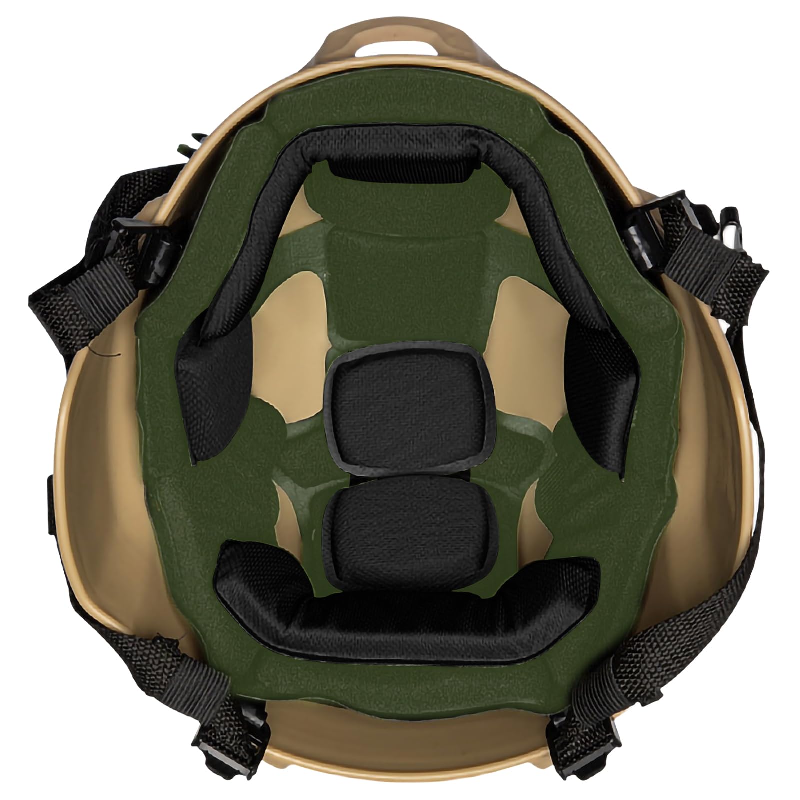 Helm-Memory-Schaum-Pads, Innenfutter, Memory-Schwamm, Federung, Helmmodifikation, Schutzpolster, Helmpolster, Set, Ersatz, universelles Motorrad, taktisches Pad, weich, mit 24 magischen Haken