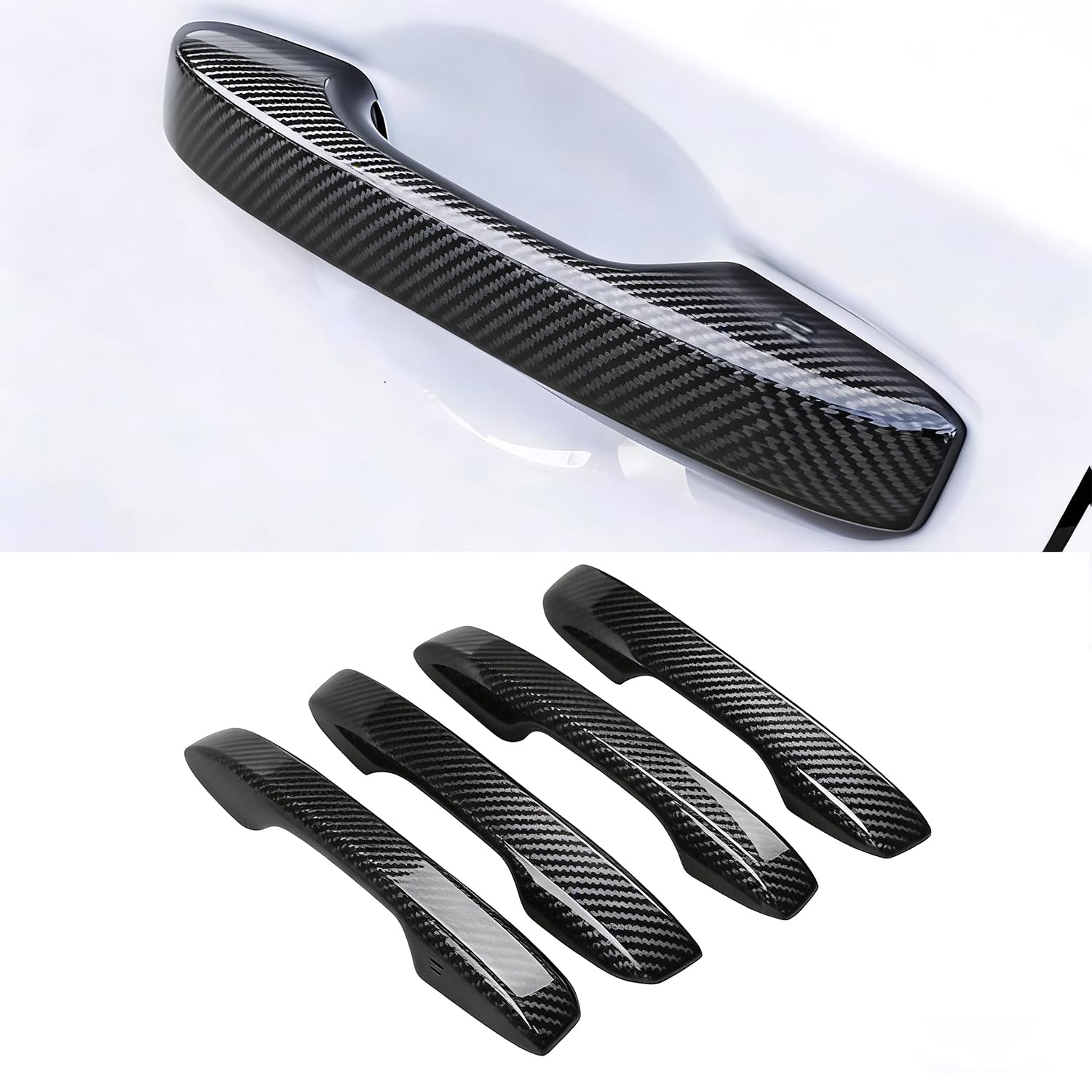 Amazon.com: FQMY Car Exterior Door Handle Cover Trims Compatible