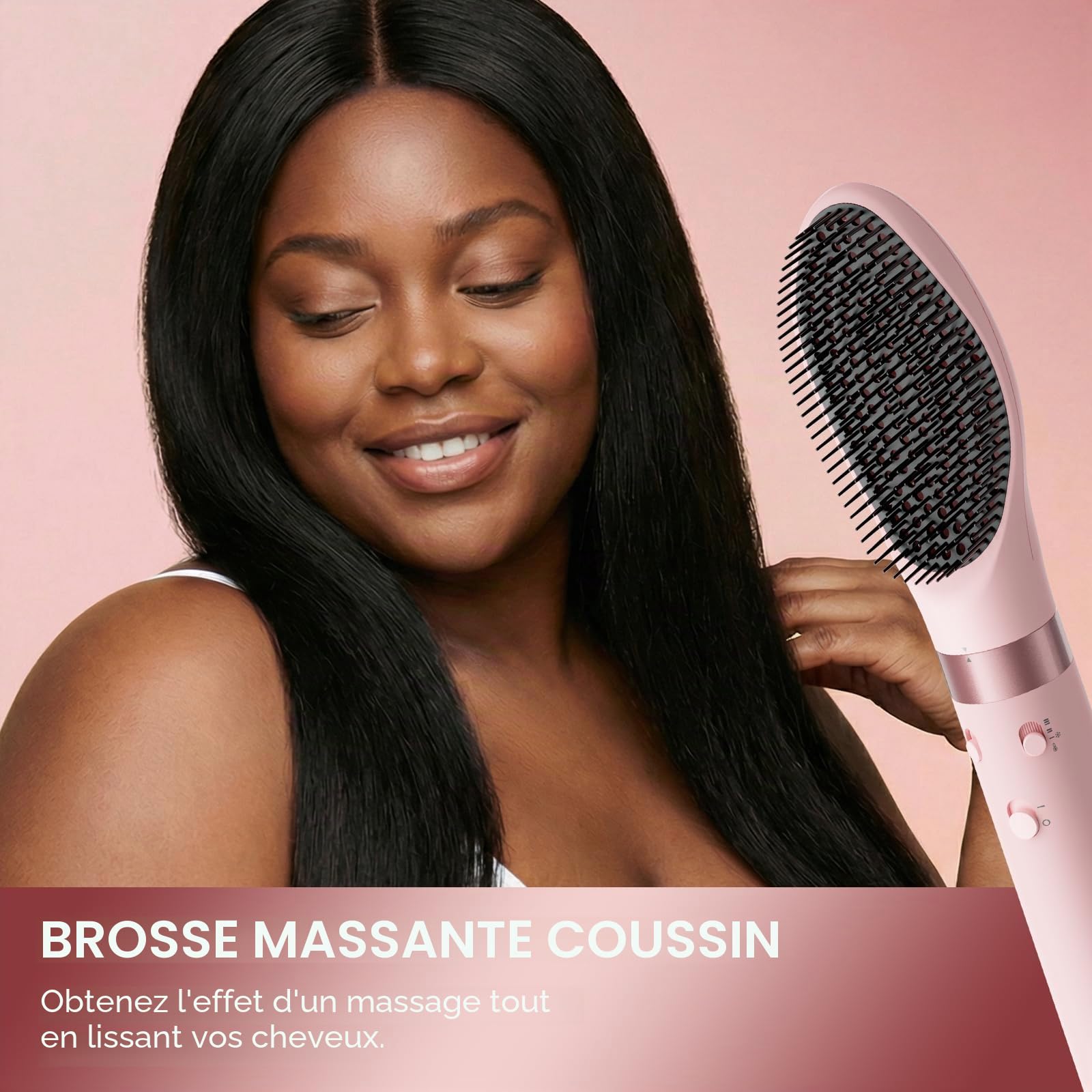 MESCOMB Air Styler 5 en 1 Bi-Tension, Sèche-Cheveux Ionique de Voyage
