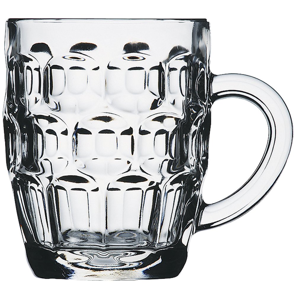Yamashita Kogei 13253000 Glass Britannia 600 Stein, 20 oz, 5.2 x 5.2 x 4.9 inches (13.2 x 13.2 x 12.5 cm)