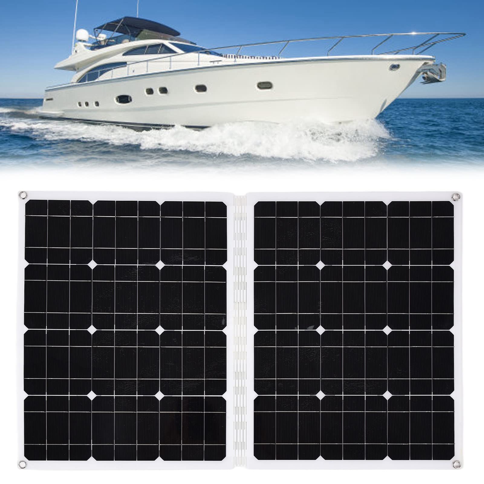 Ładowarka słoneczna, składany panel słoneczny 80W DC 18V z USB Type C PET EVA PTP Przenośne wodoodporne ładowarki do ogniw słonecznych o wysokiej wydajności Solar Power Bank Zewnętrzny zestaw akumulat