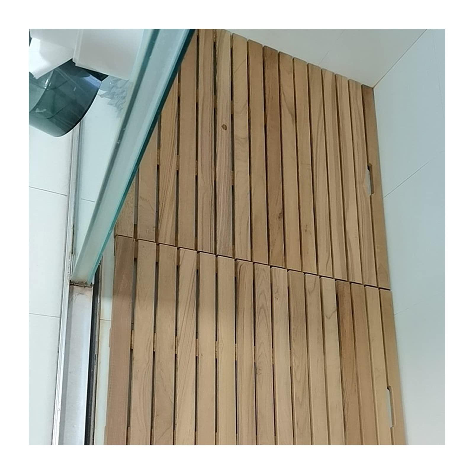 Tapis de sauna imperméable en bambou naturel pour une ambiance spa à la maison